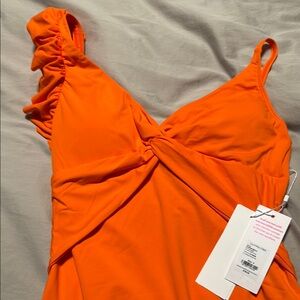 Lilly Pulitzer Orange One Piece Swimsuit